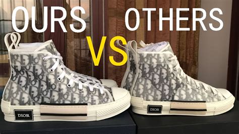 dior high top sneakers real vs fake|Dior b23 high top price.